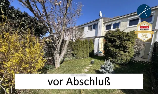 Reihenhausähnliche Wohnung mit Garten, Terrasse und Garage in Mistelbach - Titelbild