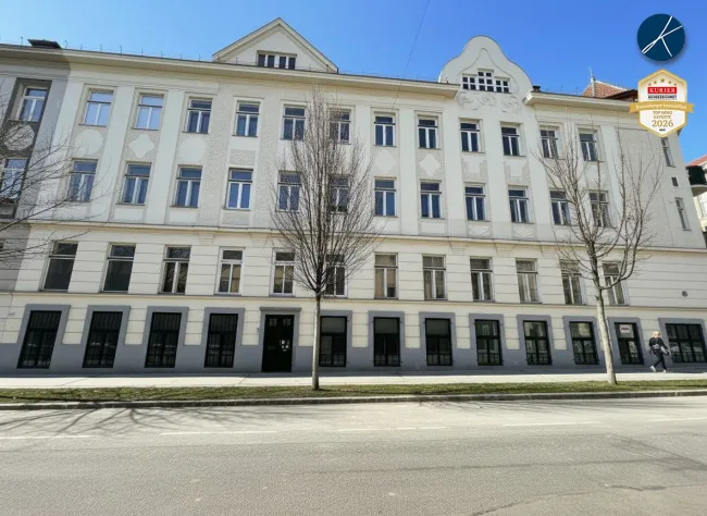 lange Straßenfronten - guter Werbeeffekt