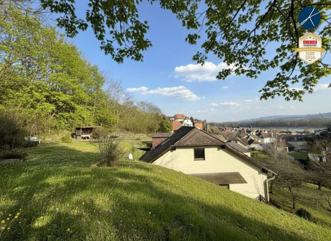Ausblick vom Garten