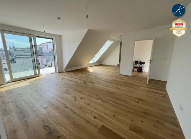 Wohnzimmer, Parkett, 38 m²