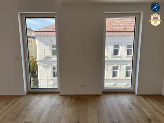 Blick aus Wohnzimmer