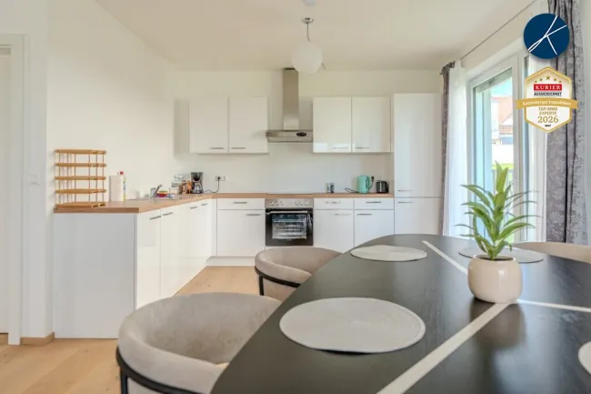 Moderne Neubauwohnung mit Terrasse und Garten in Stadtrandlage von Krems an der Donau - Titelbild