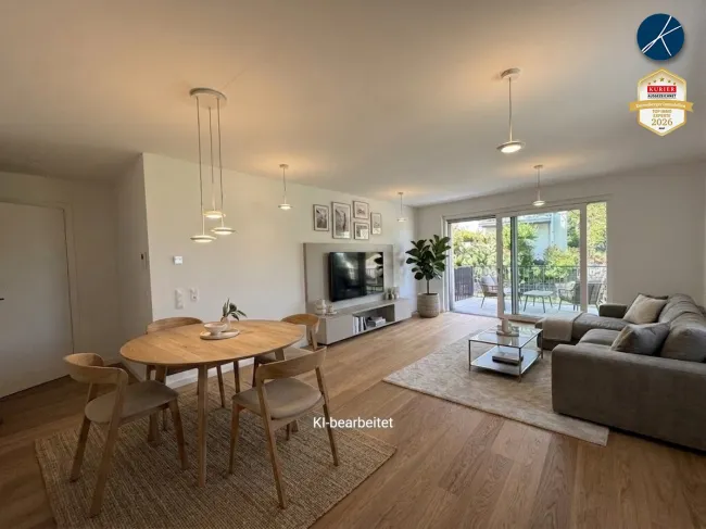 2-Zimmer Wohnung mit 9m² Balkon und Blick in´s Grüne (Top 7) - Erstbezug! - Titelbild