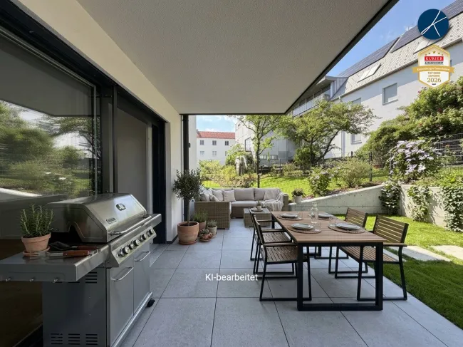 🌻🌼🌺Gartenwohnung mit 58m² Außenflächen (Top 3) - Erstbezug! - Titelbild