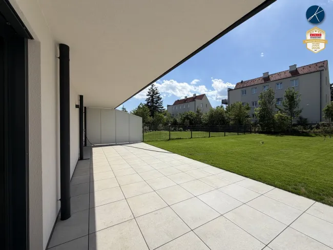 Gartenwohnung mit 343m² Außenflächen