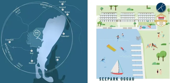Lage Seepark Oggau