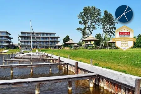 Bootsanlegeplätze und Liegewiese