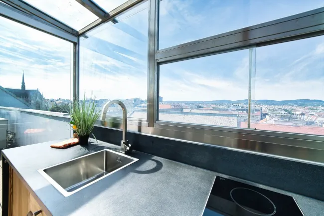 Sommerküche mit Ausblick