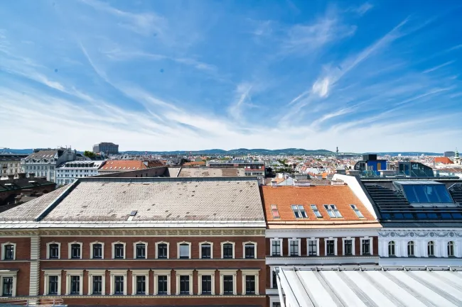 Ausblick Rooftop Terrasse