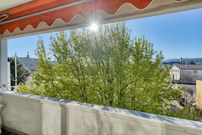 Loggia 1 mit Ausblick