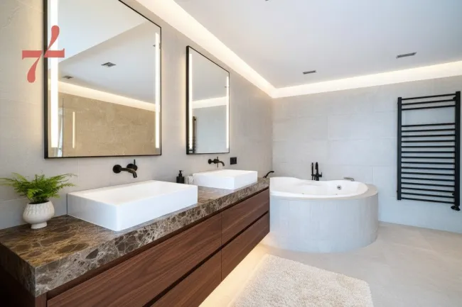 En Suite Bathroom level one - Interior Design AI
