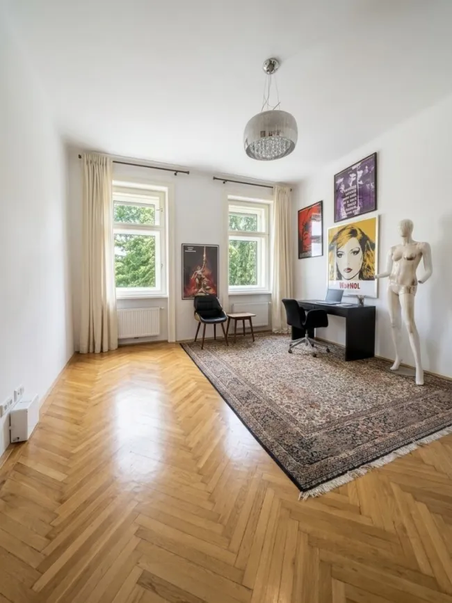Altbau-Juwel zwischen Schönbrunn & Technischem Museum: Stilvolle Garconniere mit echtem Wiener Charme - Bild