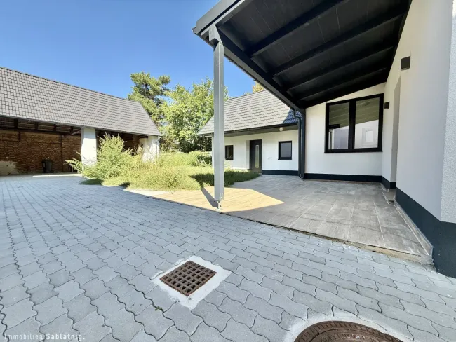 MODERNES EINFAMILIENHAUS in Rabensburg! 4 Zimmer, Garten, Terrasse und Garagen! - Bild