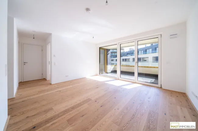 *7. Obergeschoss* Sofort beziehbare 2-Zimmer Wohnung mit Innenhofausrichtung - Bild