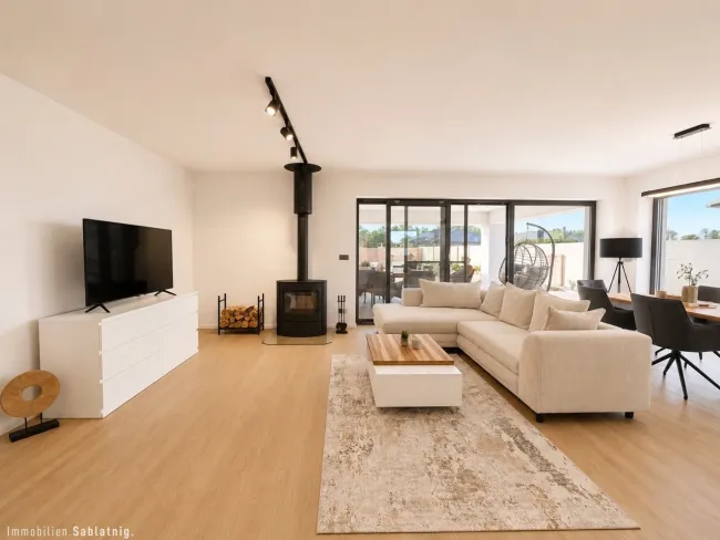Traum-Bungalow in Hevlín (nähe Laa an der Thaya) 142m², Garten, Terrasse, Garage! - Bild