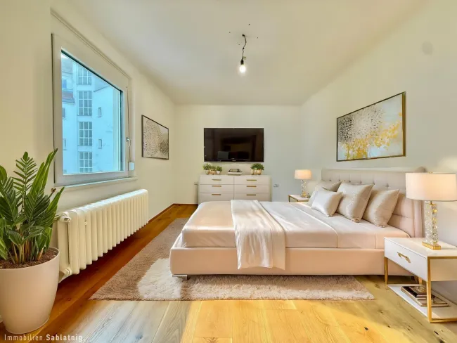 MODERNE 3-ZIMMER-WOHNUNG mit Balkon und Aufzug – vollsaniert, 73m²! - Bild