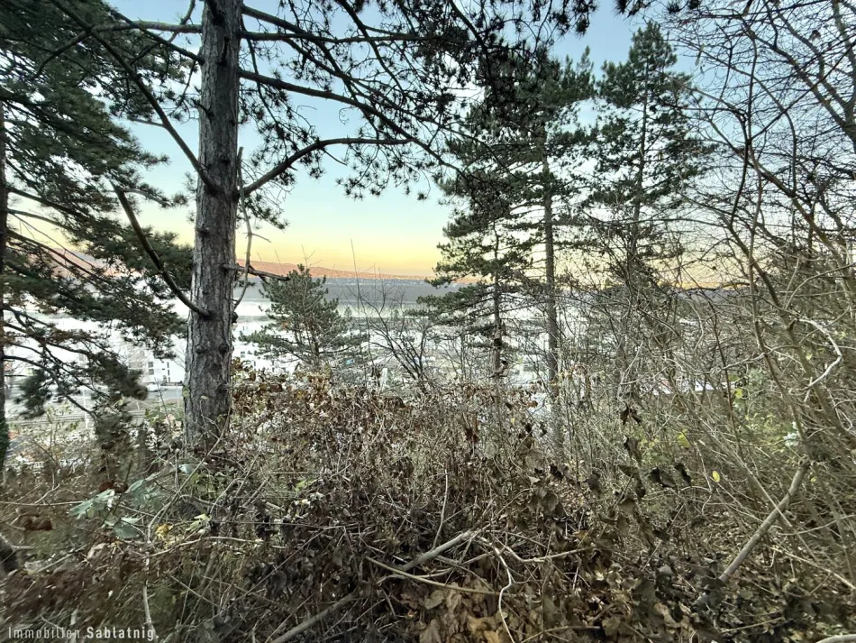 Traumhaftes Grundstück im Naturschutzgebiet – 880 m² mit Berg- und Donaublick! - Titelbild