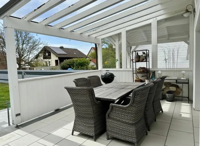 Exklusiver Bungalow mit Swimmingpool & ausgebautem Wohnkeller in Kapellerfeld - Bild
