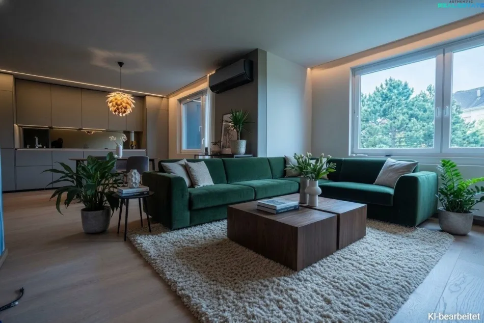Urbane Designerwohnung mit allem was das Herz begehrt - Maßeinbaumöbel, Klimaanlage, Solarpaneele, und vieles mehr. - Titelbild