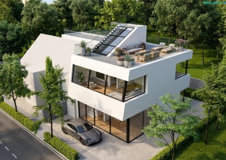 Ihr Traumhaus vor den Toren Wiens – Moderne Luxus Doppelhaushälfte mit unverbaubarem Fernblick.
