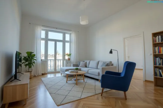 Traumhafter Altbau am Donaukanal - 121m2 in bester Lage - Bild