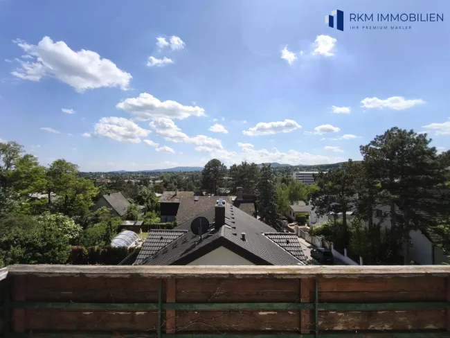 Blick vom Balkon