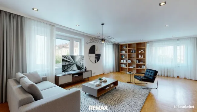 Helle, süd-west-seitige Eck-Wohnung nahe Türkenschanzpark und Gersthofer Platz - Titelbild