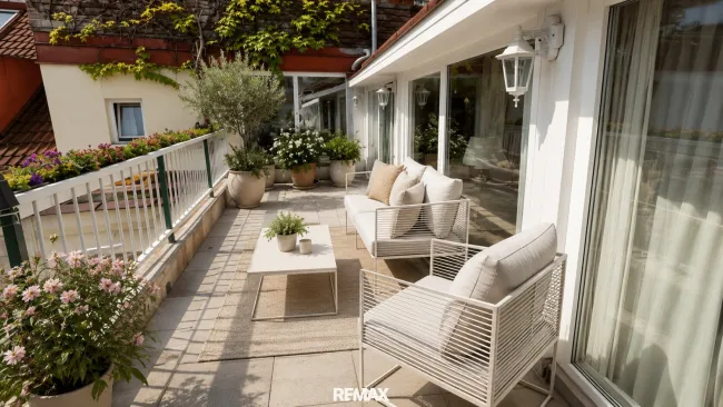 DG-Wohnung mit hofseitiger Terrasse im Herzen von Wien nahe U2/Schottentor - Bild