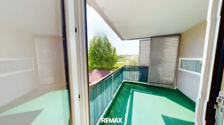 Loggia-Wohnung im 1. Liftstock mit Grünblick in Kaiserebersdorf beim Leberberg