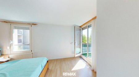 Loggia-Wohnung im 1. Liftstock mit Grünblick in Kaiserebersdorf beim Leberberg