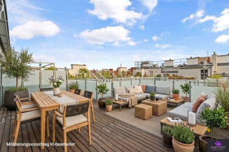 Terrasse möbliert (Visualisierung)