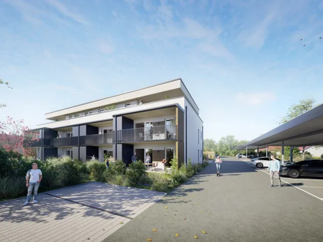 3-Zimmer-Gartenwohnung | ca. 70 m² | Terrasse & Eigengarten | Neubau - Bild