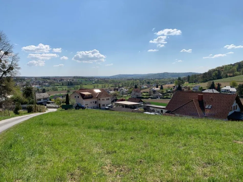 Traumhaftes Baugrundstück mit Naturblick in Stegersbach - Titelbild