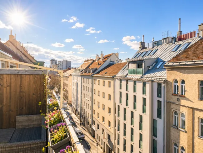 Aussicht Dachterrasse