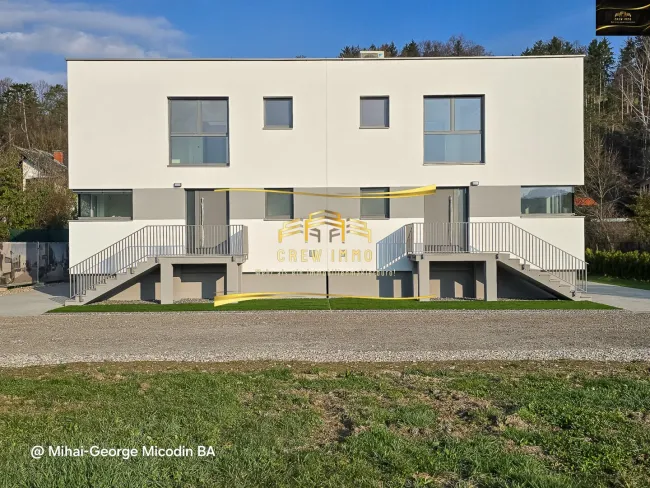 Moderne Doppelhaushälfte in Seebenstein: 5 Zimmer, Garten, Terrasse, Stellplatz, Erstbezug! - Titelbild