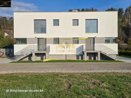 Moderne Doppelhaushälfte in Seebenstein: 5 Zimmer, Garten, Terrasse, Stellplatz, Erstbezug!