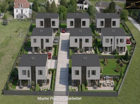 Moderne Doppelhaushälfte in Seebenstein: 5 Zimmer, Garten, Terrasse, Stellplatz, Erstbezug!