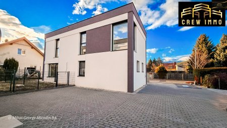 Miete mit Kaufoption - Moderne Doppelhaushälfte in Wimpassing, 4 Zimmer, Garten, Erstbezug.