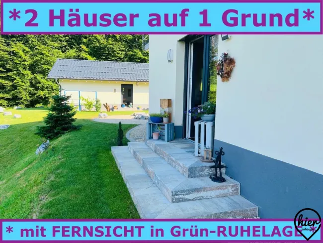 * Südburgenland/Maria Bild – Doppelhaus mal anders: ZWEI Neubau-Häuser mit FERNSICHT zu Top-Preis in absoluter Grün-Ruhelage * - Titelbild