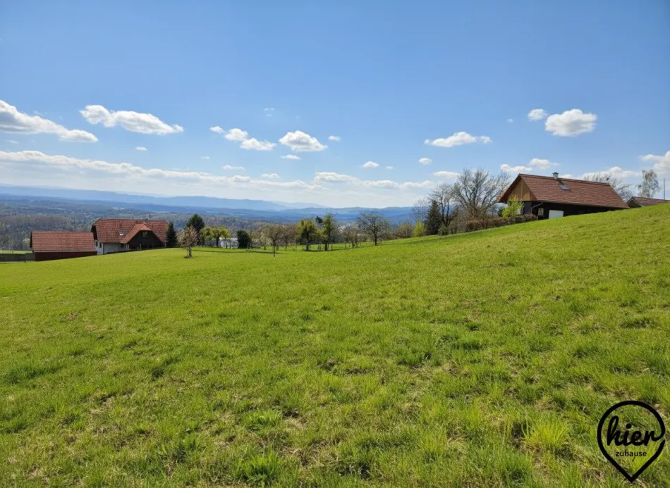 Seltene Gelegenheit: Sonniger Baugrund in Aussichtslage bei Stainz – ca. 900 m² - Bild