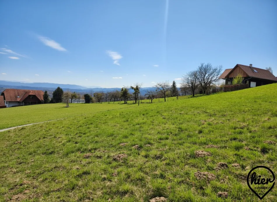 Seltene Gelegenheit: Sonniger Baugrund in Aussichtslage bei Stainz – ca. 900 m² - Bild