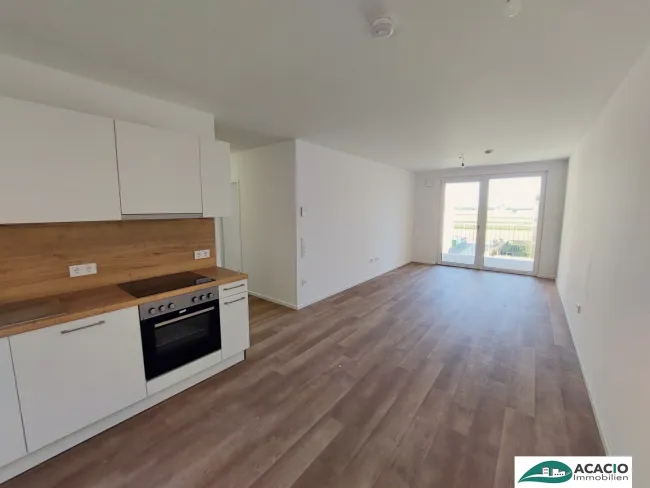 wunderschöne 3-Zimmerwohnung mit großer Loggia und herrlichem Ausblick auf Grünanlage mit toskanischem Flair - Neubau - Erstbezug - Tiefgarage vorhanden - Titelbild