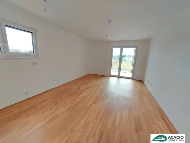 ***NEU: charmante und sonnige 3-Zimmer-Wohnung mit Loggia - leistbarer Neubau Nähe St.Pölten / Wohnpark Ober-Grafendorf - ökologisch, hochmodern, ausgezeichnet *** - Titelbild