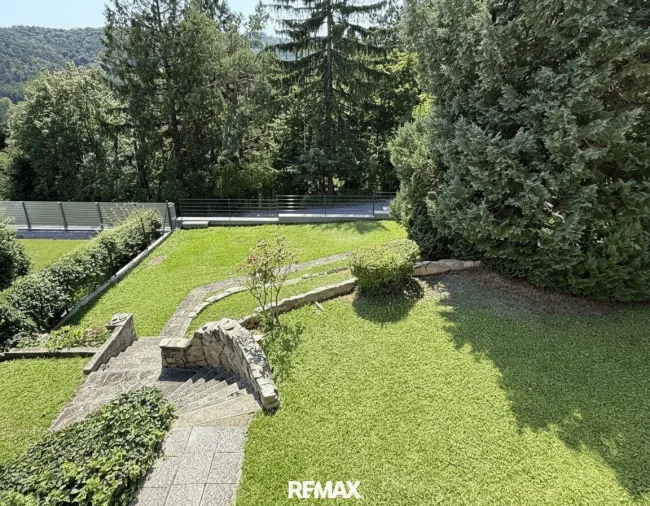 Ausblick vom Balkon