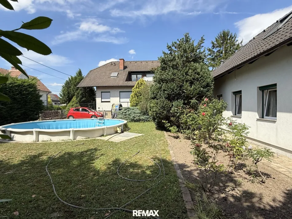 Versteckter Gartenbereich