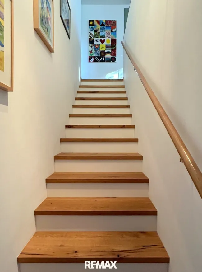 Stiege zum Obergeschoss