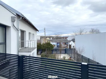 Ausblick vom Balkon