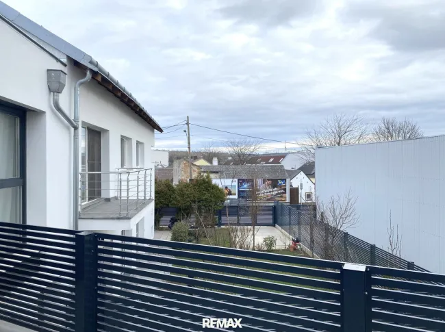 Ausblick vom Balkon