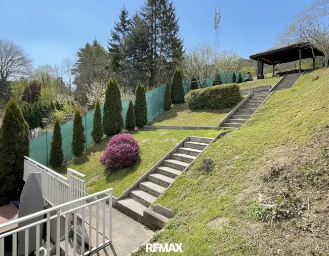 Garten mit Ebenen