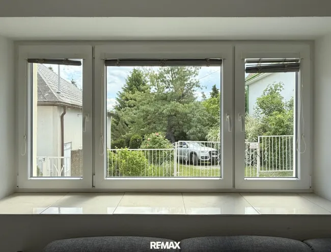 Ausblick vom Wohnzimmer